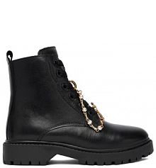 Trzewiki Patrizia Pepe czarne dziecięce 