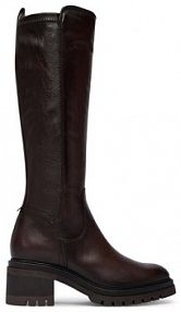 Kozaki na obcasie Tamaris brązowe 