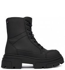 Botki Tommy Hilfiger czarne damskie 