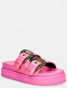 Klapki Versace Jeans Couture  różowe damskie 80VA3SM1.ZS190.499