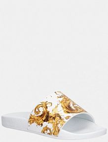 Klapki Versace Jeans Couture  białe damskie 80VA3SQ3.ZS365.G03