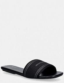 Klapki Armani Exchange  czarne damskie XW002569.AF22793.MZ192