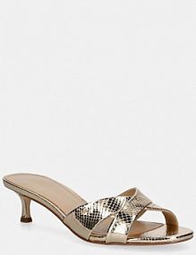 Klapki na szpilce MICHAEL Michael Kors  złote 40S6CSMS1M.740