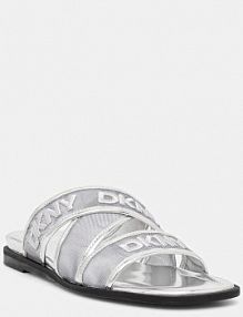 Klapki DKNY  srebrne damskie K2677440.SIL