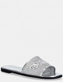 Klapki DKNY  srebrne damskie K2615501.SIL