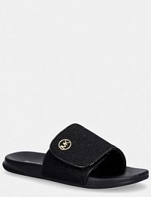 Klapki Michael Kors  czarne dziecięce MK04190001