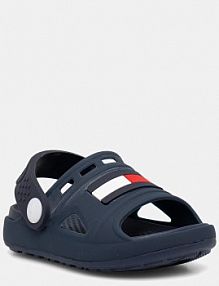 Klapki Tommy Hilfiger  granatowe dziecięce T3XF.34401.22.29
