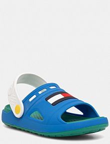 Klapki Tommy Hilfiger  niebieskie dziecięce T3XF.34401.30.35