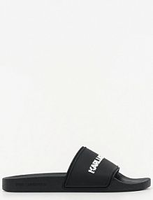 Klapki Karl Lagerfeld  czarne męskie KL70004C.V00