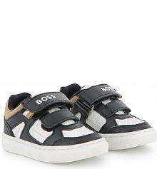 Sneakersy Boss  czarne dziecięce J52827.22.27