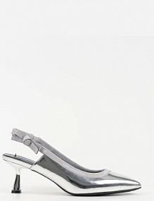 Szpilki Karl Lagerfeld  srebrne KL30809.1MS