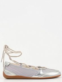 Baleriny Karl Lagerfeld  srebrne damskie KL66111.4SL
