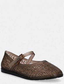 Baleriny Melissa  brązowe damskie M.35974.BS637