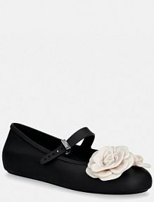 Baleriny Melissa  czarne damskie M.37820.BO955