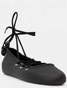 Baleriny Melissa  czarne damskie M.38020.BT907