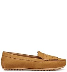 Mokasyny Geox  brązowe damskie D651JB00032C6001