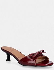 Klapki na szpilce Billi Bi  bordowy A9502.268