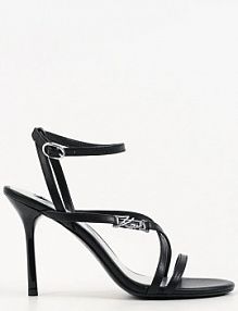 Sandały na szpilce Karl Lagerfeld  czarne KL30906S.00S