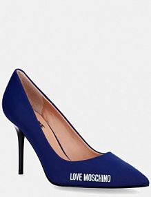 Szpilki Love Moschino  niebieskie JA10299G1OIM0750