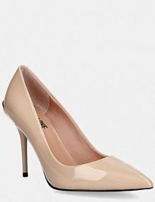 Szpilki Love Moschino  beżowe JA10459G1OIH0609