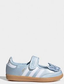 Baleriny adidas Originals  niebieskie dziecięce IH1755