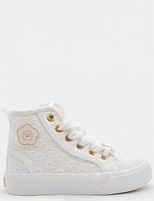 Trampki wysokie Mayoral  białe dziecięce 43718.50C.Kids.PPY2