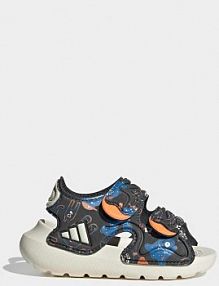 Sandały Adidas  szare dziecięce KI0739