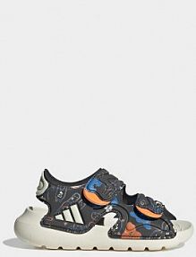 Sandały Adidas  szare dziecięce KI0736