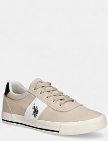 Tenisówki U.S. Polo Assn.  beżowe męskie BOB002M.6CY1
