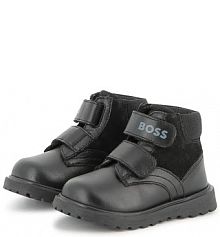 Sneakersy Boss  czarne dziecięce J52587.28.30