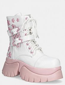 Workery Koi Footwear  białe damskie Sakura.Miku