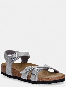 Sandały Birkenstock  srebrne dziecięce 1030536.36.39