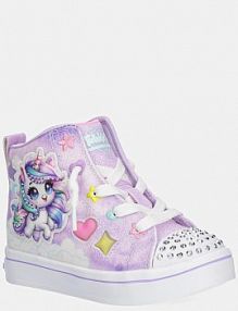 Trampki wysokie Skechers  fioletowe dziecięce 314378N