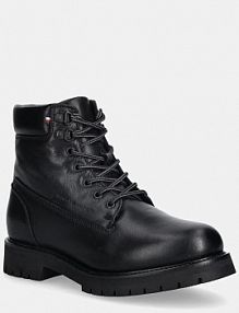 Trapery Tommy Hilfiger  czarne męskie FM0FM05600
