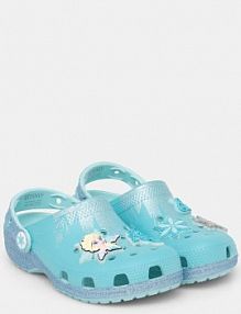 Klapki Crocs  turkusowe dziecięce 210235.CLASSIC.FROZEN