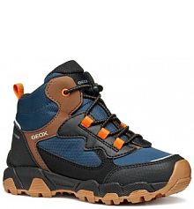 Buty trekkingowe Geox  niebieskie dziecięce J463ZC.050FU.28.35