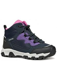 Buty trekkingowe Geox  granatowe dziecięce J464LB.050FU.28.35