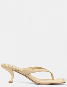 Klapki na szpilce Answear.LAB  beżowe LT5111L-5102,cjk