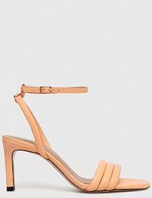 Sandały na szpilce Boss  pomarańczowe 50516304.690