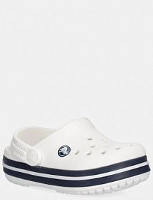 Klapki Crocs  białe dziecięce 207005..CROCBAND.K