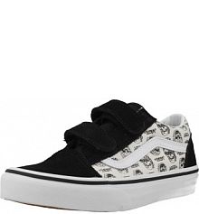 Buty VANS OLD SKOOL V SKULLS Czarny damskie