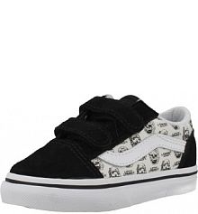 Buty VANS OLD SKOOL V SKULLS Czarny damskie