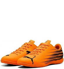 Męskie Buty Halowe Puma Attacanto Ii It Pomarańczowe