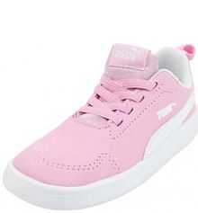 Dziecięce/niemowlęce Skórzane Buty Treningowe Courtflex Inf PUMA
