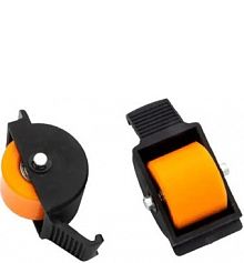 Rolki Butorolki unisex Breezy Replacement Kółka Zestaw Butorolki - czarne/Orange BREEZY ROLLERS damskie