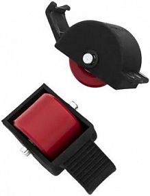 Rolki Butorolki unisex Breezy Replacement Kółka Zestaw Butorolki - Czarny/Cze... BREEZY ROLLERS damskie