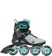 Damskie łyżworolki Rollerblade Macroblade 80 Marine Grey/Teal Blue