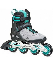 Rolki rekreacyjne damskie Rollerblade Macroblade 80 W Grey Teal Blue