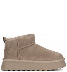 Botki na obcasie Badura szare WFA3080-4