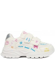 Sneakersy DeeZee białe dziecięce Jenny CEO -AVO-19627-002